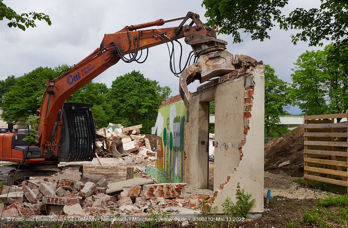 13.05.2022 - Baustelle am Haus für Kinder in Neuperlach